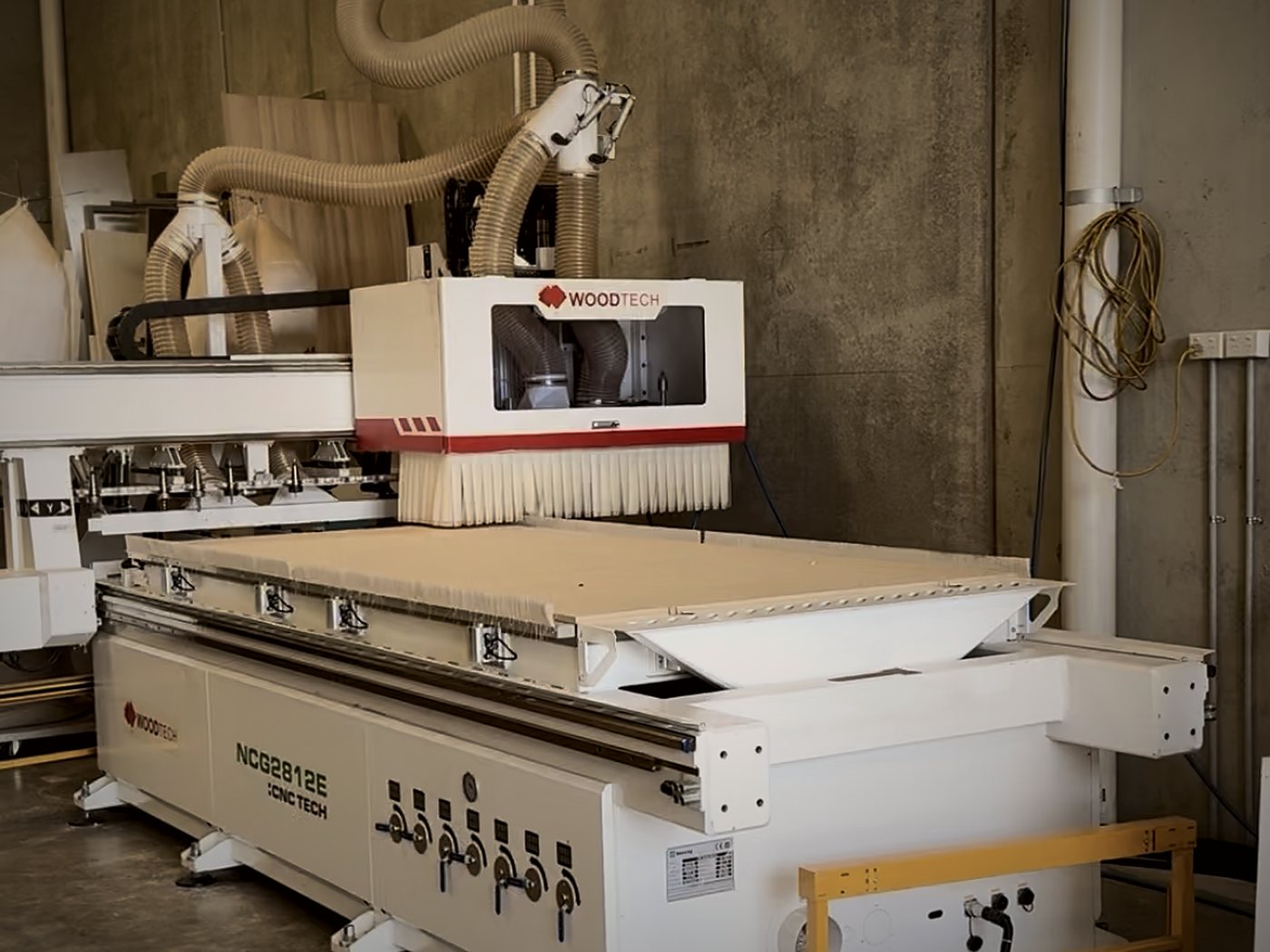 Our CNC machine in the Yangebup factory